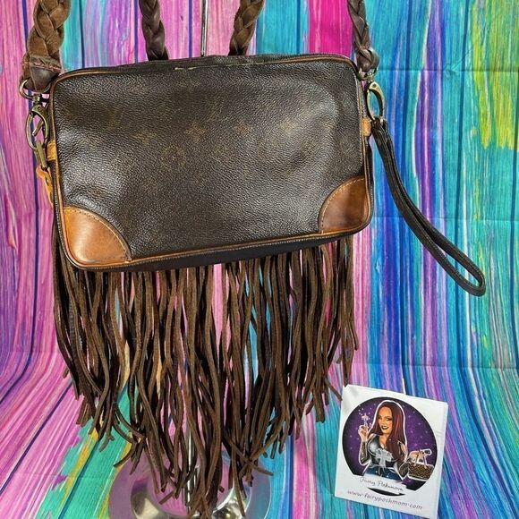 🔷️Louis Vuitton Vintage Boho Riviera Bag with Fringe - Picture 3 of 8